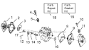 Page A Diagram and Parts List for GTI52  Weed Eater Trimmer